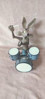 Wile E Coyte Leblon Drums Beeld Warner Bros Looney Tunes, Statue ou Figurine, Enlèvement ou Envoi