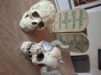 2 skulls in resin en de 10 geboden, Ophalen