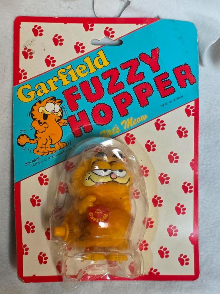 jouet à remonter vintage  Garfield Fuzzy Hopper,, Collections, Jouets, Enlèvement ou Envoi