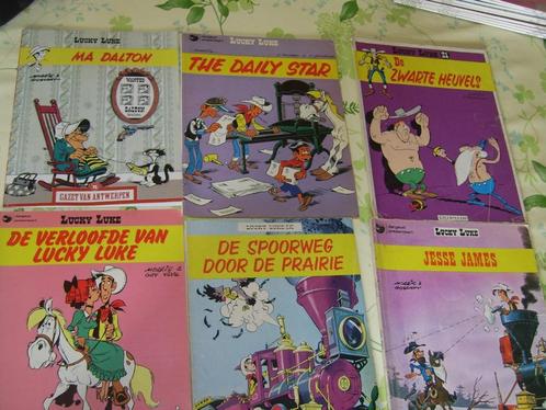 stripverhalen van Lucky Luke, Livres, BD, Utilisé, Plusieurs BD, Enlèvement ou Envoi