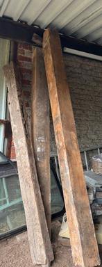Eiken balken, Tuin en Terras, Palen, Balken en Planken, Ophalen, Gebruikt, Balken