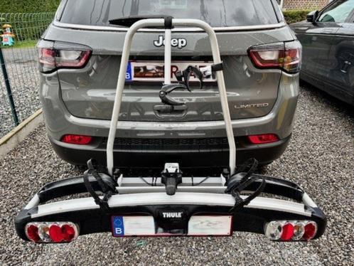 Fietsendrager Thule voor 2 fietsen (max 51kg), Auto diversen, Fietsendragers, Zo goed als nieuw, Trekhaakdrager, 2 fietsen, Brede banden