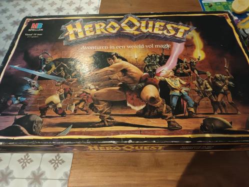 Heroquest - origineel spel - NL versie - compleet, Hobby en Vrije tijd, Gezelschapsspellen | Bordspellen, Zo goed als nieuw, Ophalen