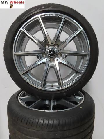 Originele Mercedes AMG 19 inch velgen E W213 met zomerbanden beschikbaar voor biedingen