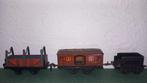 3 wagons + sporen en wissels, Ophalen of Verzenden