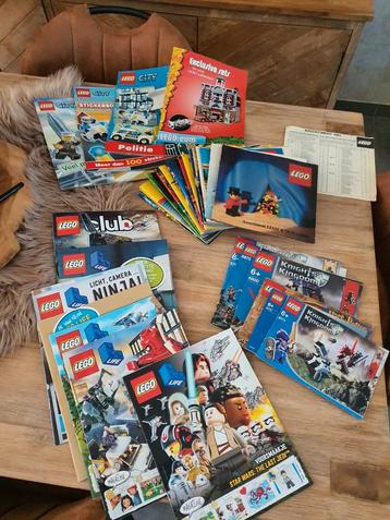 Groot lot vintage lego catalogen en folders/instructies beschikbaar voor biedingen