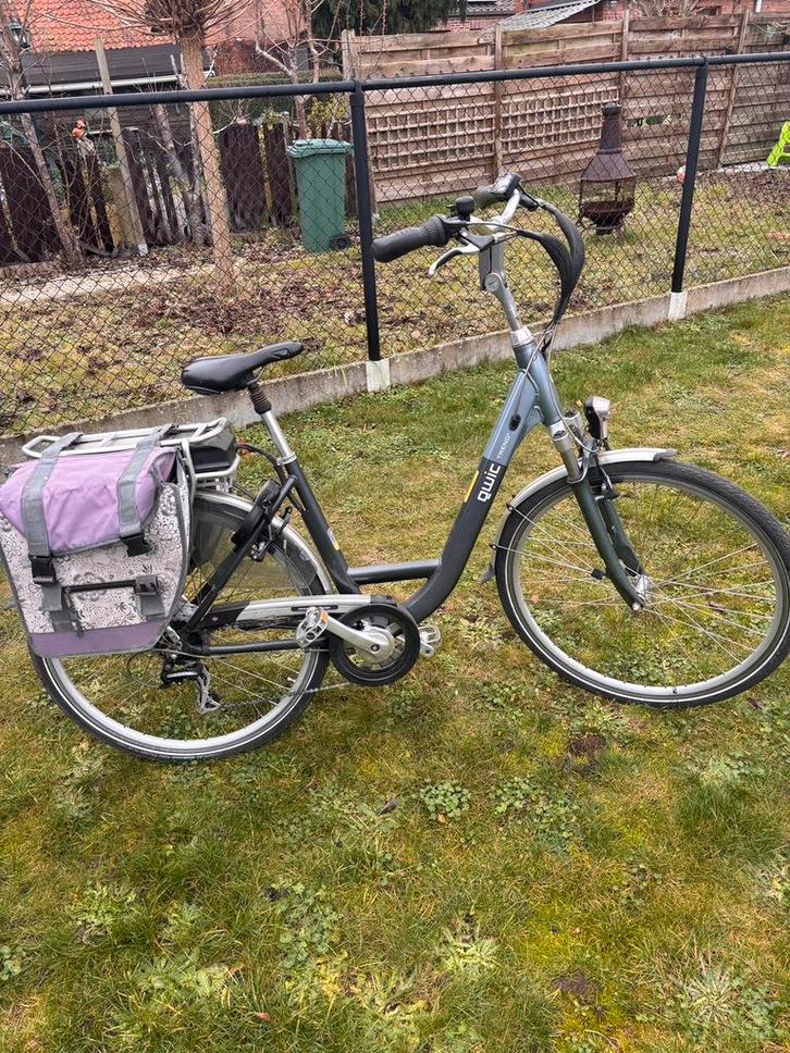 Qwic trend 2 model electrische fiets, Fietsen en Brommers, Elektrische fietsen, Gebruikt, Qwic, 30 tot 50 km per accu, Ophalen
