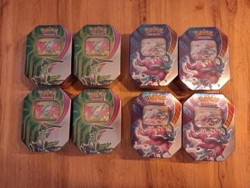 Sealed paradox clash tins pokemon beschikbaar voor biedingen