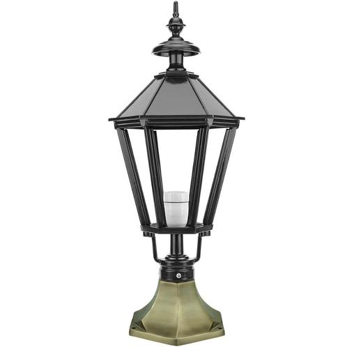 Terraslamp Borssele brons - 64 cm, Tuin en Terras, Buitenverlichting, Nieuw, Staande lamp, Aluminium, Led, Ophalen of Verzenden