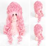 Luxe zoetroze suikerspin drag pruik Cotton Candy, Envoi, Neuf, Perruque ou Extension de cheveux