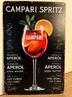 Plaque metallique campari, Verzamelen, Merken en Reclamevoorwerpen, Verzenden, Nieuw