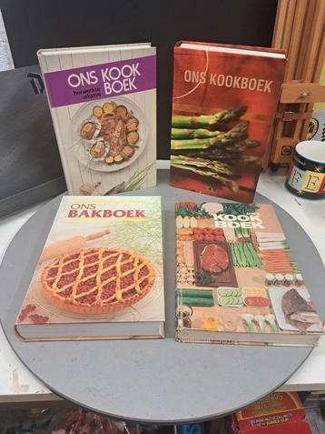 Ons kookboek of bakboek 4 verschillende uitgaves door KVLV