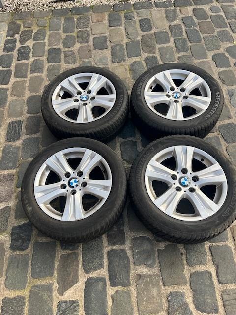 Alu velgen + winterbanden BMW 1 serie, Auto-onderdelen, Banden en Velgen, Banden en Velgen, Winterbanden, 16 inch, 205 mm, Personenwagen