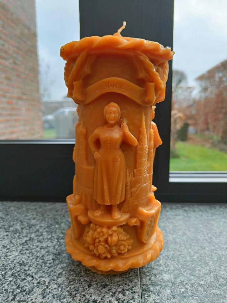 Oude kaars. Herkomst: Duitsland. Hoogte: 23 cm., Maison & Meubles, Accessoires pour la Maison | Bougeoirs & Bougies, Neuf, Bougie