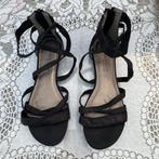 Dames sandalen glitter Marco Tozzi 39, Ophalen of Verzenden, Gedragen, Zwart