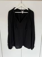 Zwarte mousseline bloesje, Kleding | Dames, Maat 34 (XS) of kleiner, H&M, Zo goed als nieuw, Zwart