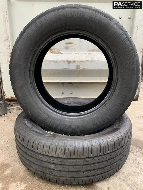 2x Continental 215 60 16 zomerbanden met 6.5 mm, Auto-onderdelen, Banden en Velgen, Banden en Velgen, Zomerbanden, 16 inch, 215 mm