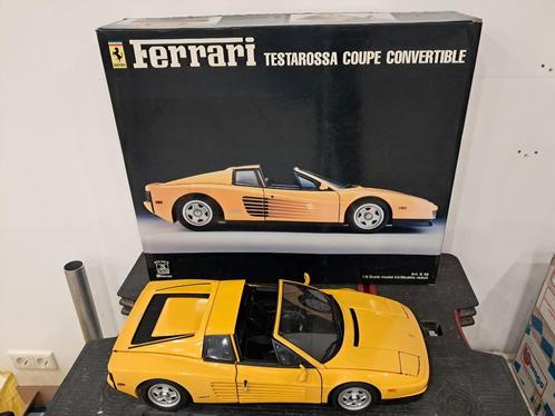 Pocher Ferrari Testarossa Targa Geel 1:8 K59, Hobby en Vrije tijd, Modelauto's | 1:5 tot 1:12, Zo goed als nieuw, Auto, 1:5 t/m 1:8