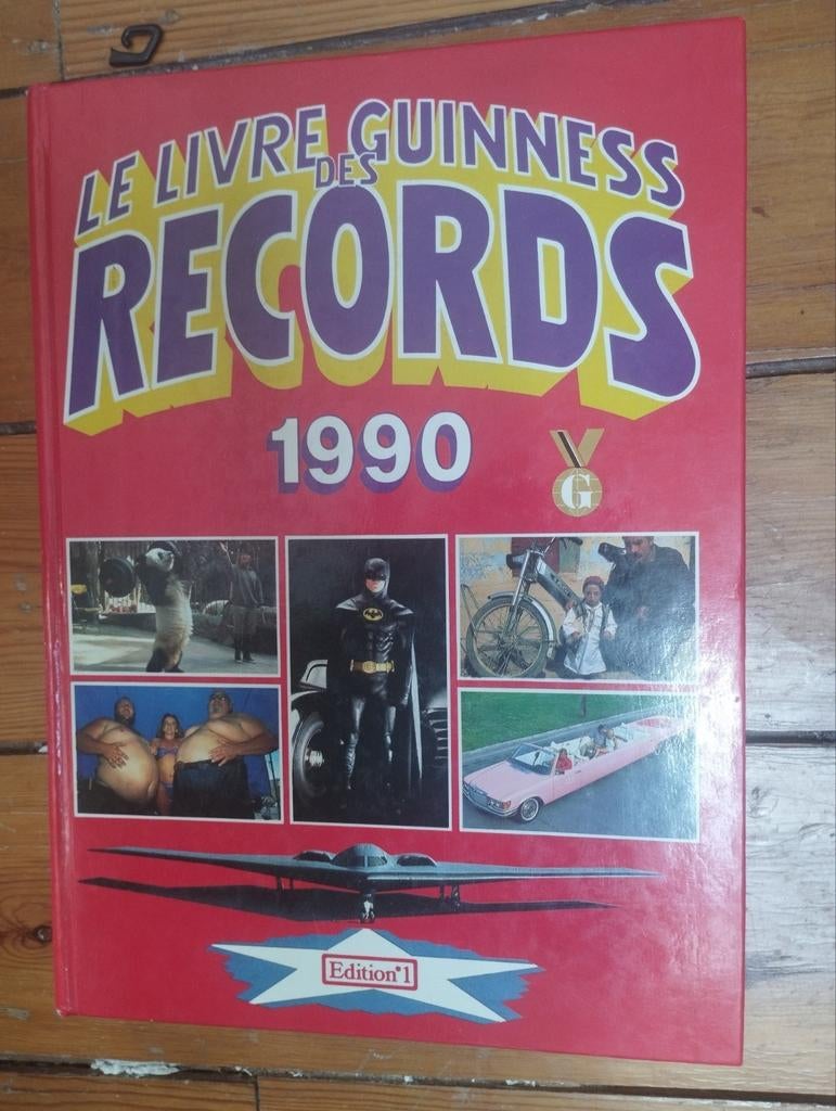 Livre Guinness des records 1990, Livres, Enlèvement ou Envoi, Comme neuf