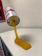 Mobiloil olie blik met druppel standaard, Verzamelen, Merken en Reclamevoorwerpen, Ophalen of Verzenden, Gebruikt, Reclamebord