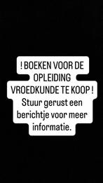Therorieboeken opleiding vroedkunde, Boeken, Studieboeken en Cursussen, Ophalen