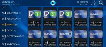 Sport en tv kijken op tv of telefoon 5€ 6 maanden beschikbaar voor biedingen