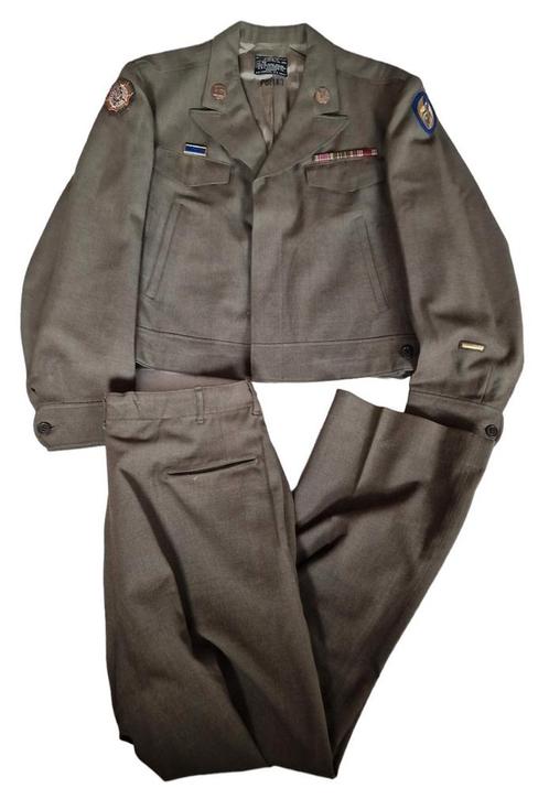 US WWII 8th Airforce, ID'ed B14 Enlisted Men's Flight Jacket, Verzamelen, Militaria | Tweede Wereldoorlog, Luchtmacht, Kleding of Schoenen