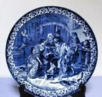 Delfts blauwe wandplaat — Chemkefa — Jan Steen serie — No.1, Ophalen of Verzenden