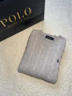 Ralph Lauren cable knit trui - Grijs - maat Smal, Gris, Enlèvement ou Envoi, Ralph Lauren, Comme neuf