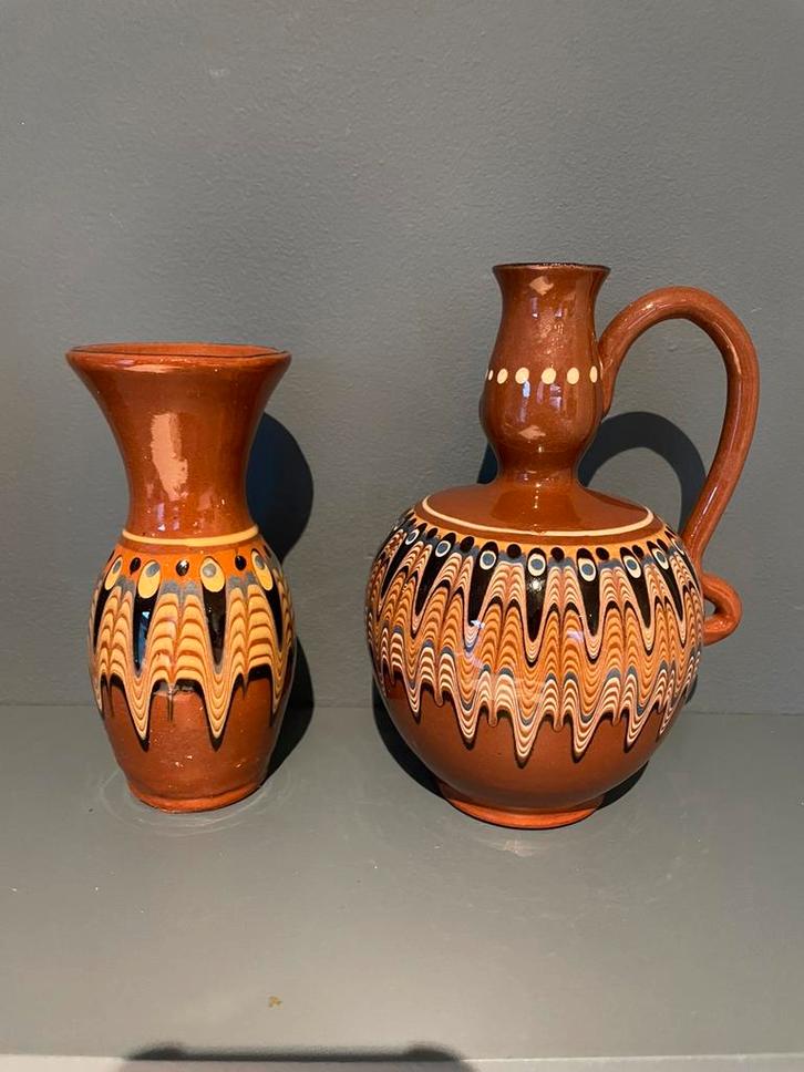 Vaasje en kruik troyan, Antiek en Kunst, Antiek | Vazen, Ophalen