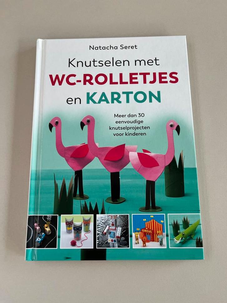 Natacha Seret - Knutselen met WC rolletjes en karton, Boeken, Kinderboeken | Jeugd | onder 10 jaar, Ophalen of Verzenden