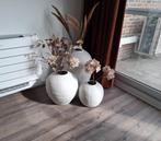 3 Vazen met decoratie droogbloemen merk Swazi , Huis en Inrichting, Woonaccessoires | Vazen, Ophalen, Nieuw, Aardewerk of Porselein