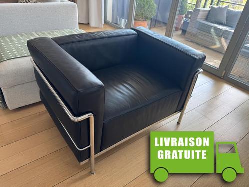 Cassina LC3 grand confort en parfait état !, Huis en Inrichting, Zetels | Zetels en Chaises Longues, Zo goed als nieuw, Leer, Ophalen of Verzenden