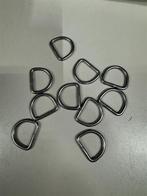 D-ringen roestvrijstaal - Webbing gelaste gespen - 10 stuks, Ophalen of Verzenden, Nieuw