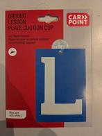 L plaatje met zuignap, Ophalen