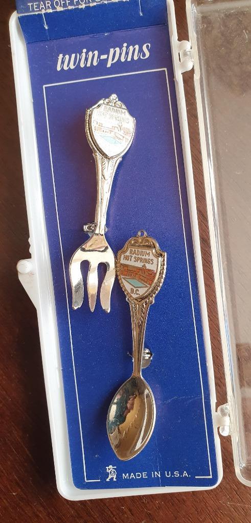 giftbox van lepel - vorkje Radium Hot Springs, Verzamelen, Merken en Reclamevoorwerpen, Verzenden