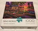 Buffalo puzzels - USA - 1000 st - volledig met poster, Ophalen, 500 t/m 1500 stukjes, Zo goed als nieuw, Legpuzzel