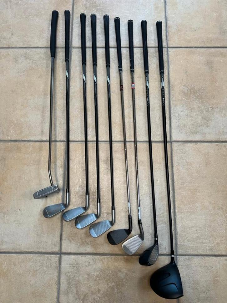 Inesis golfset 9 delig (rechtshandig / graphite / maat 2), Sports & Fitness, Golf, Utilisé, Set, Enlèvement