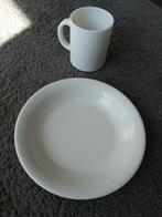 Assiette et mug réutilisable, Maison & Meubles, Comme neuf, Enlèvement ou Envoi