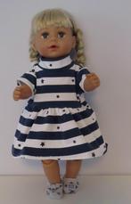 poppenkleertjes  voor babypop born 43cm  (jurk ), Kinderen en Baby's, Speelgoed | Poppen, Nieuw, Babypop, Verzenden