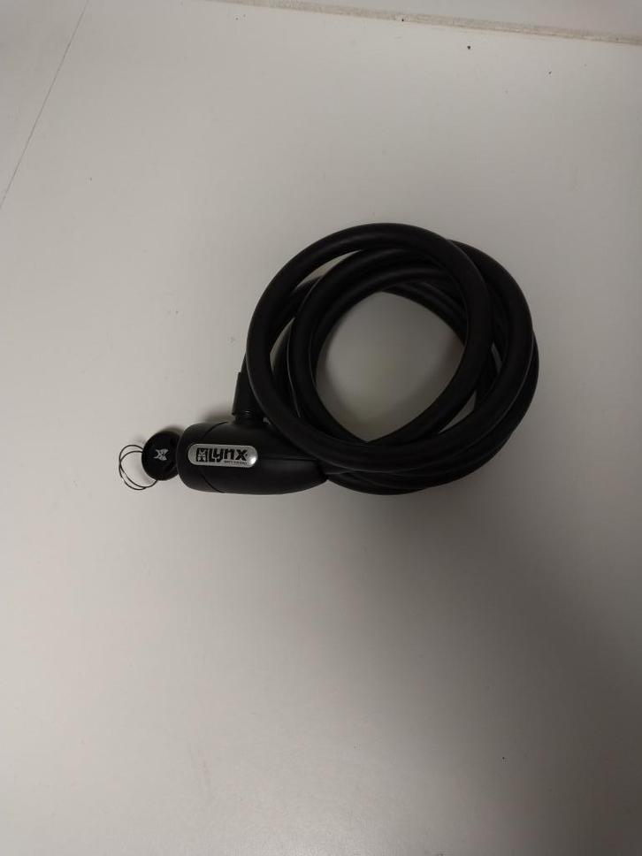 Lynx Kabelslot - 12mm x 180cm – 1 sleutel, Fietsen en Brommers, Fietsaccessoires | Fietssloten, Zo goed als nieuw, Kabelslot, Ophalen of Verzenden