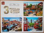 puzzels King ( doos met 3 puzzels ), Hobby en Vrije tijd, Ophalen, 500 t/m 1500 stukjes, Gebruikt