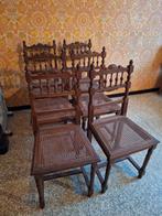 6 chaises vintage, Antiquités & Art, Antiquités | Meubles | Chaises & Canapés, Enlèvement