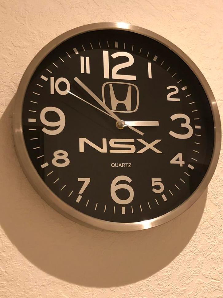 Zeer mooie HONDA NSX wandklok, Huis en Inrichting, Woonaccessoires | Klokken, Wandklok, Ophalen of Verzenden