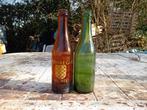 Oude vintage bierflessen brouwerij Verhaeghe Vichte, Verzamelen, Biermerken, Ophalen of Verzenden