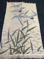 Vintage retro wandkleed kraanvogels en riet 105/60, Ophalen of Verzenden, Huis en Inrichting