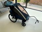Thule chariot Cross Sport 1 fietskar - loopkar, Fietsen en Brommers, Fietsaccessoires | Aanhangwagens en Karren, Ophalen, Opvouwbaar