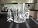 glas, kristal : karaffen en vazen. Gratis, Ophalen