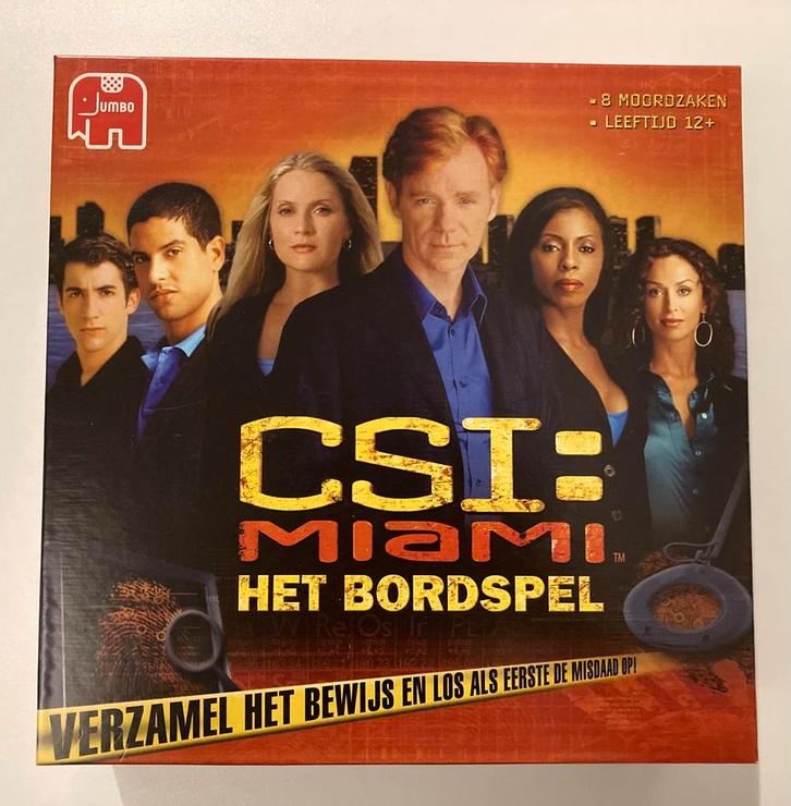 CSI Miami - het bordspel, Hobby en Vrije tijd, Gezelschapsspellen | Bordspellen, Gebruikt, Een of twee spelers, Drie of vier spelers