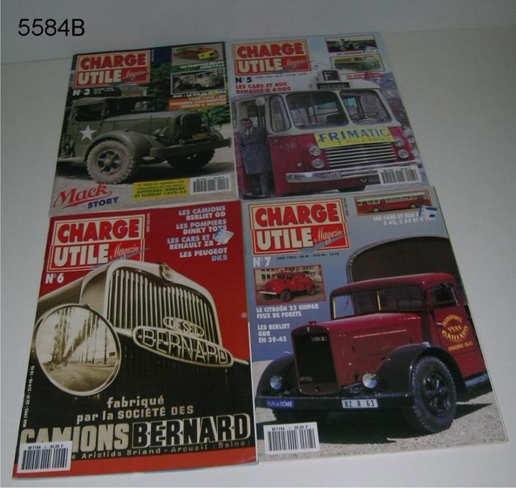 REVUE CHARGE UTILE DE 1993 - 94 - 95, Hobby & Loisirs créatifs, Voitures miniatures | 1:43, Utilisé, Enlèvement ou Envoi